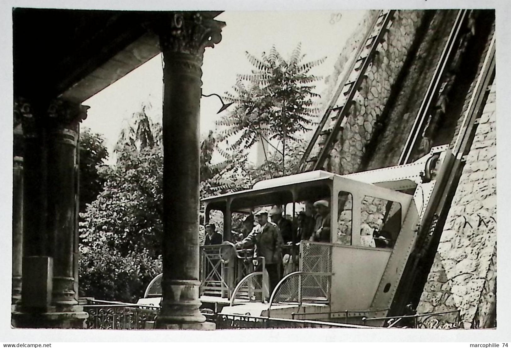 MARSEILLE CABINE ASCENSEUR DE NOTRE DAME DE LA GARDE