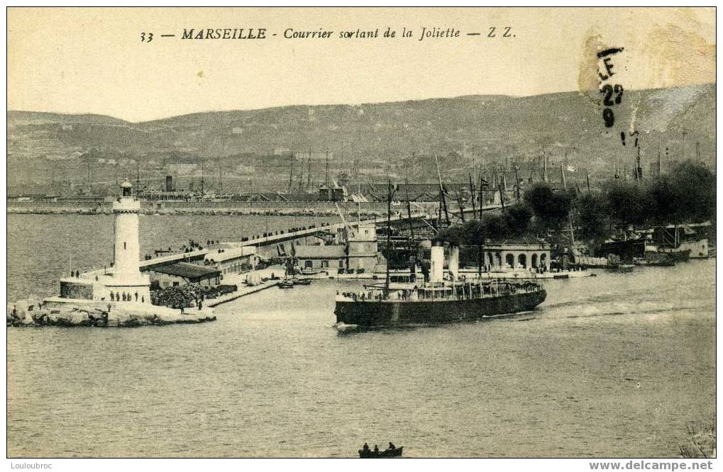 MARSEILLE COURRIER SORTANT DE LA JOLIETTE