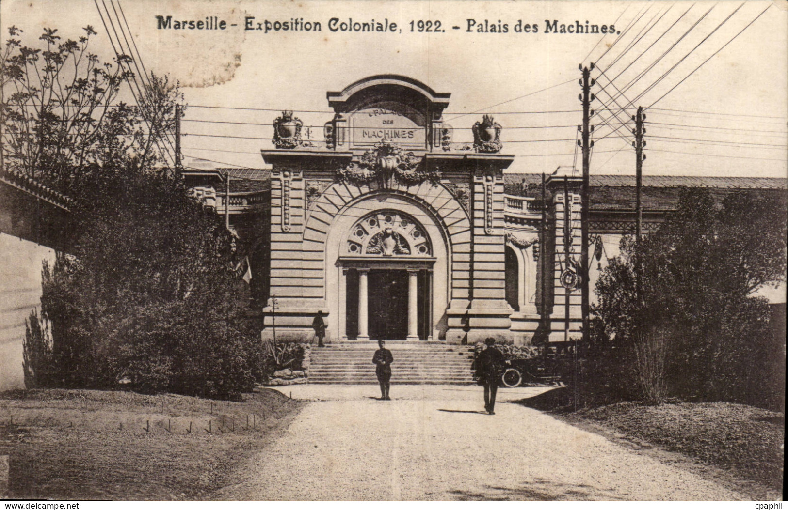 Marseille CPA Exposition coloniale 1922 Palais des Machines