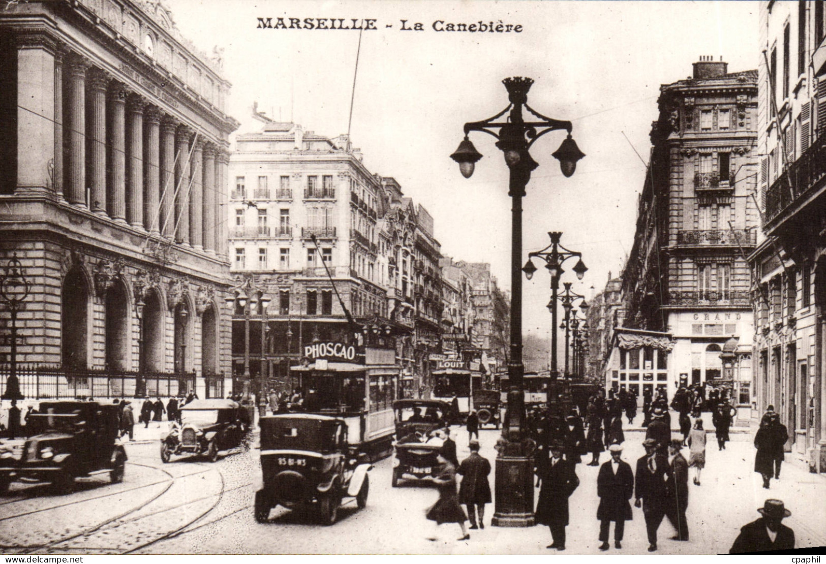 Marseille CPA La CAnebiere