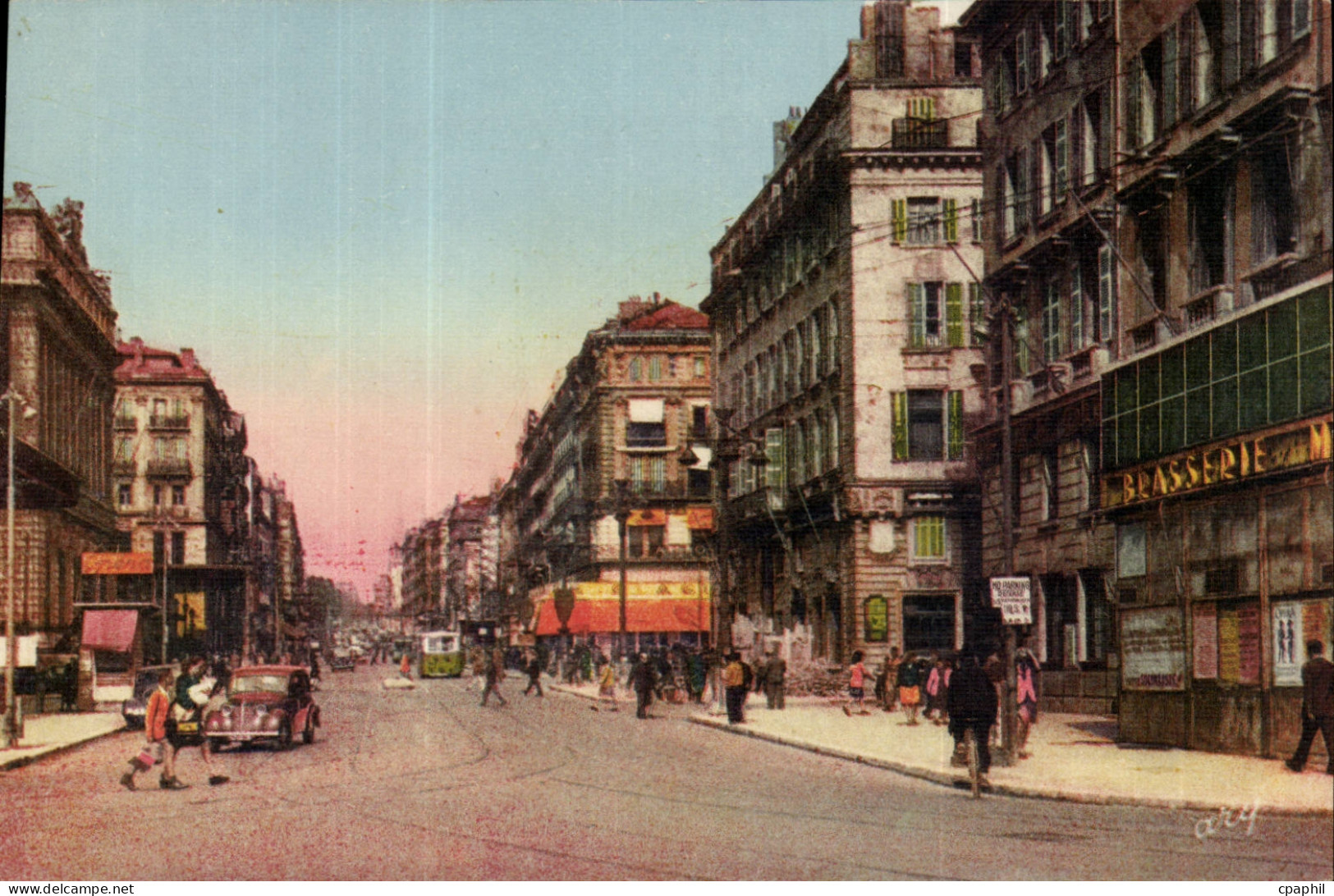 Marseille CPA La Canebiere