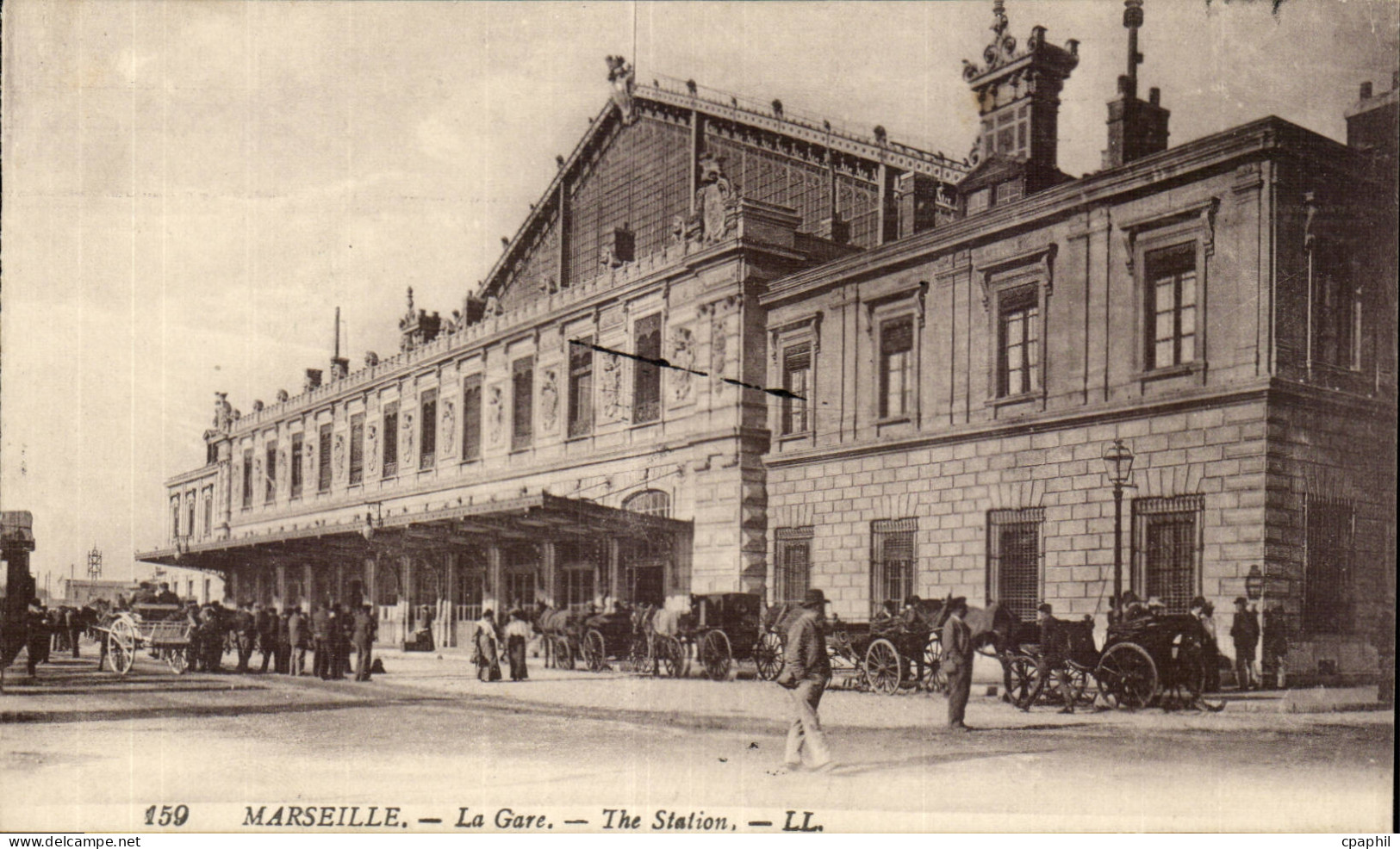 Marseille CPA La gare