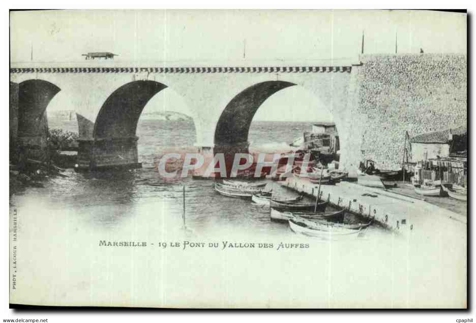 Marseille CPA Le pont du Vallon des Auffes