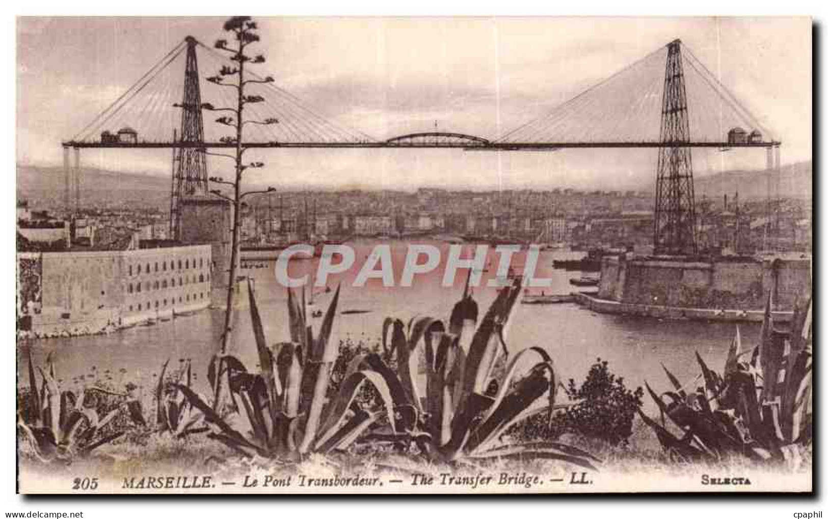 Marseille CPA Le pont transbordeur