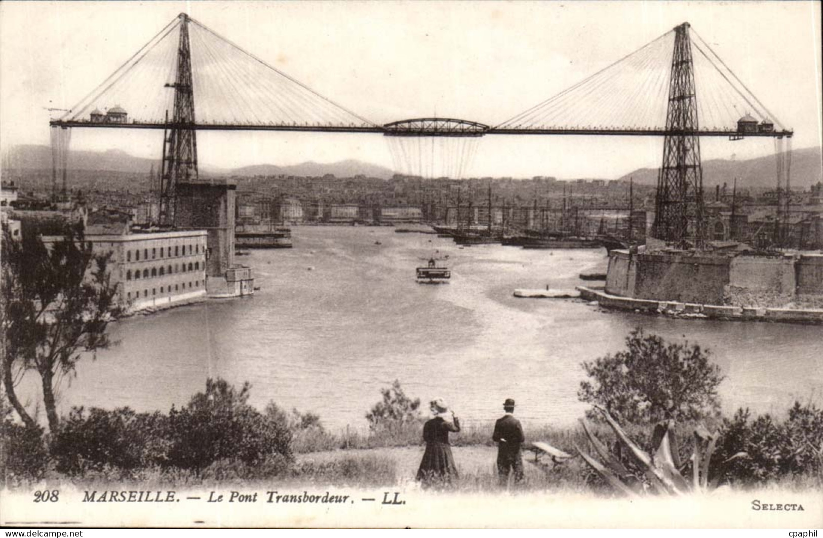 Marseille CPA Le pont transbordeur