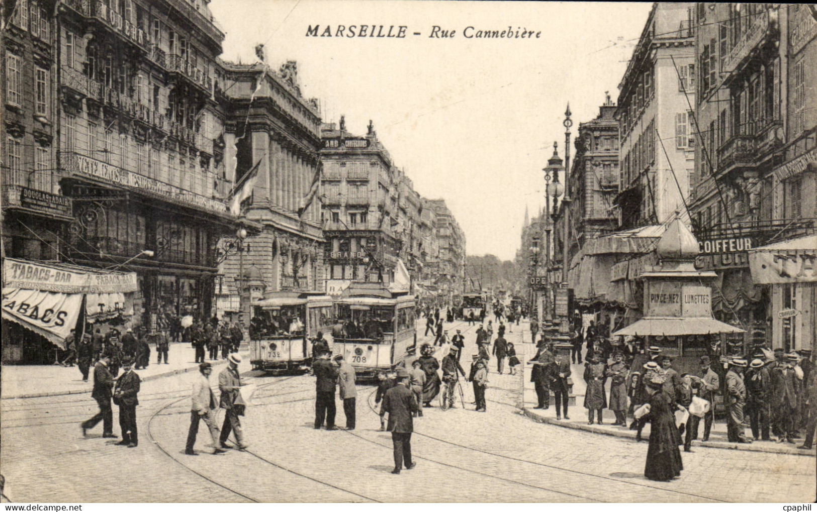 Marseille CPA Rue Cannebiere