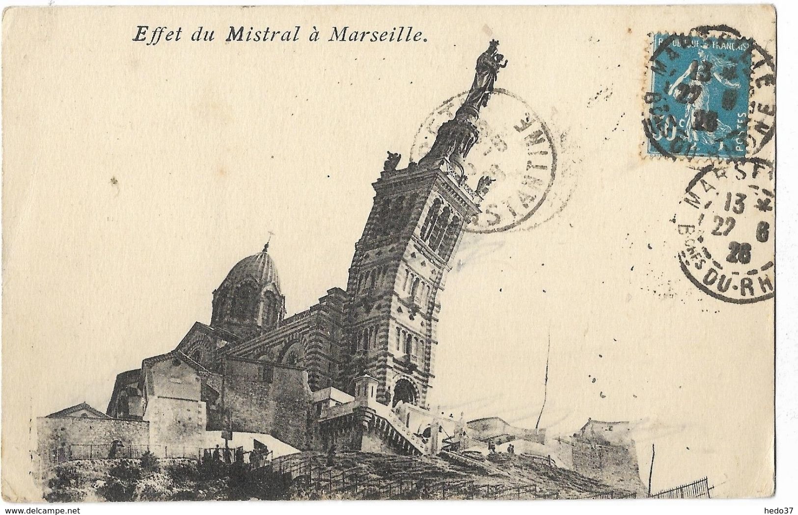 Marseille - Effet du Mistral