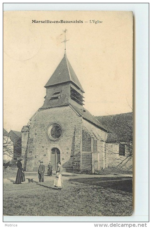 MARSEILLE EN BEAUVAISIS - l'église.
