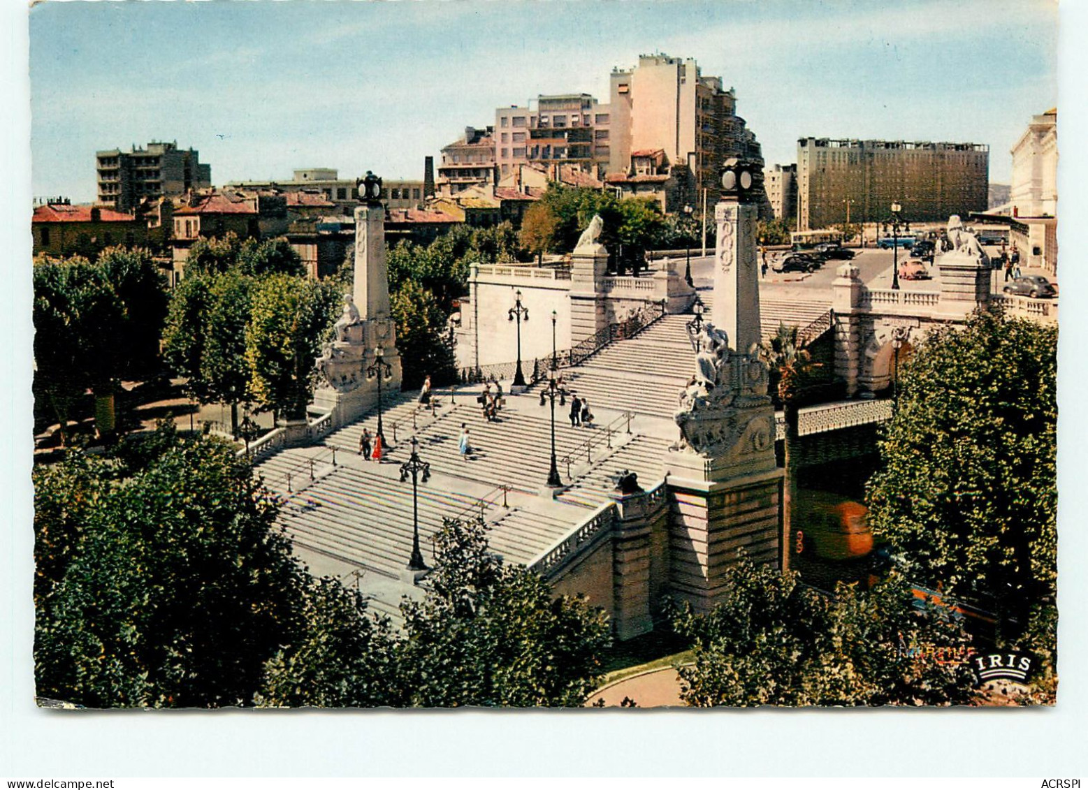 Marseille, Escalier de la Gare (scan recto-verso) KEVREN0125