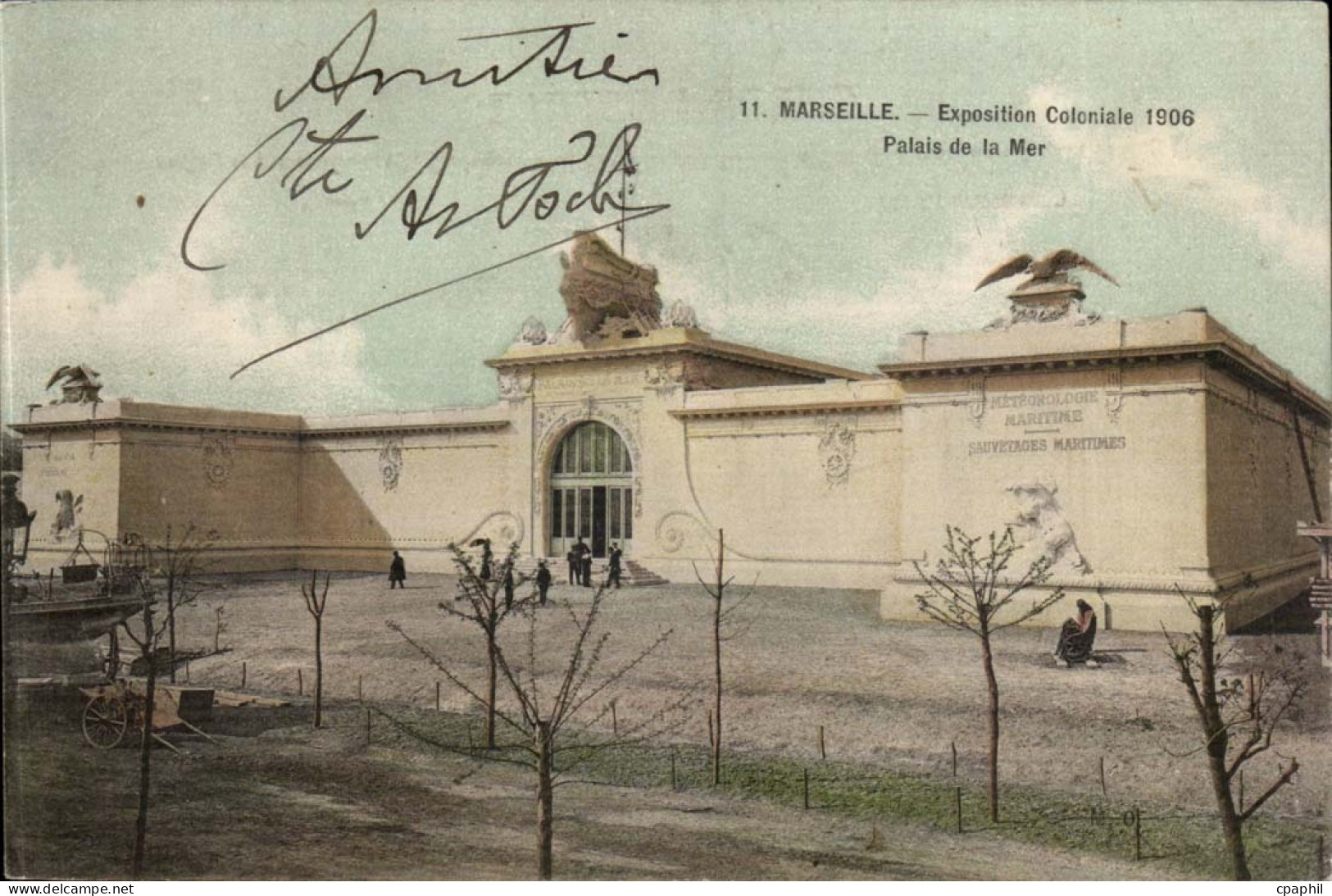 Marseille - Exposition Coloniale 1906 - Palais de la Mer CPA