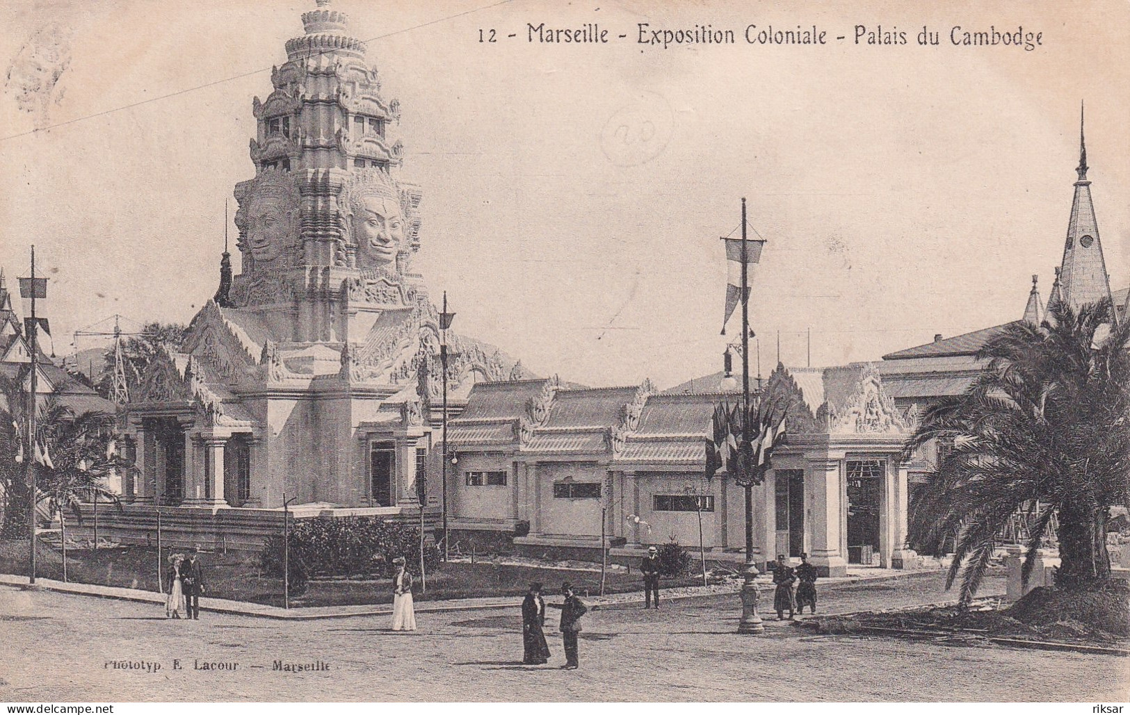 MARSEILLE(EXPOSITION COLONIALE 1922) CAMBODGE