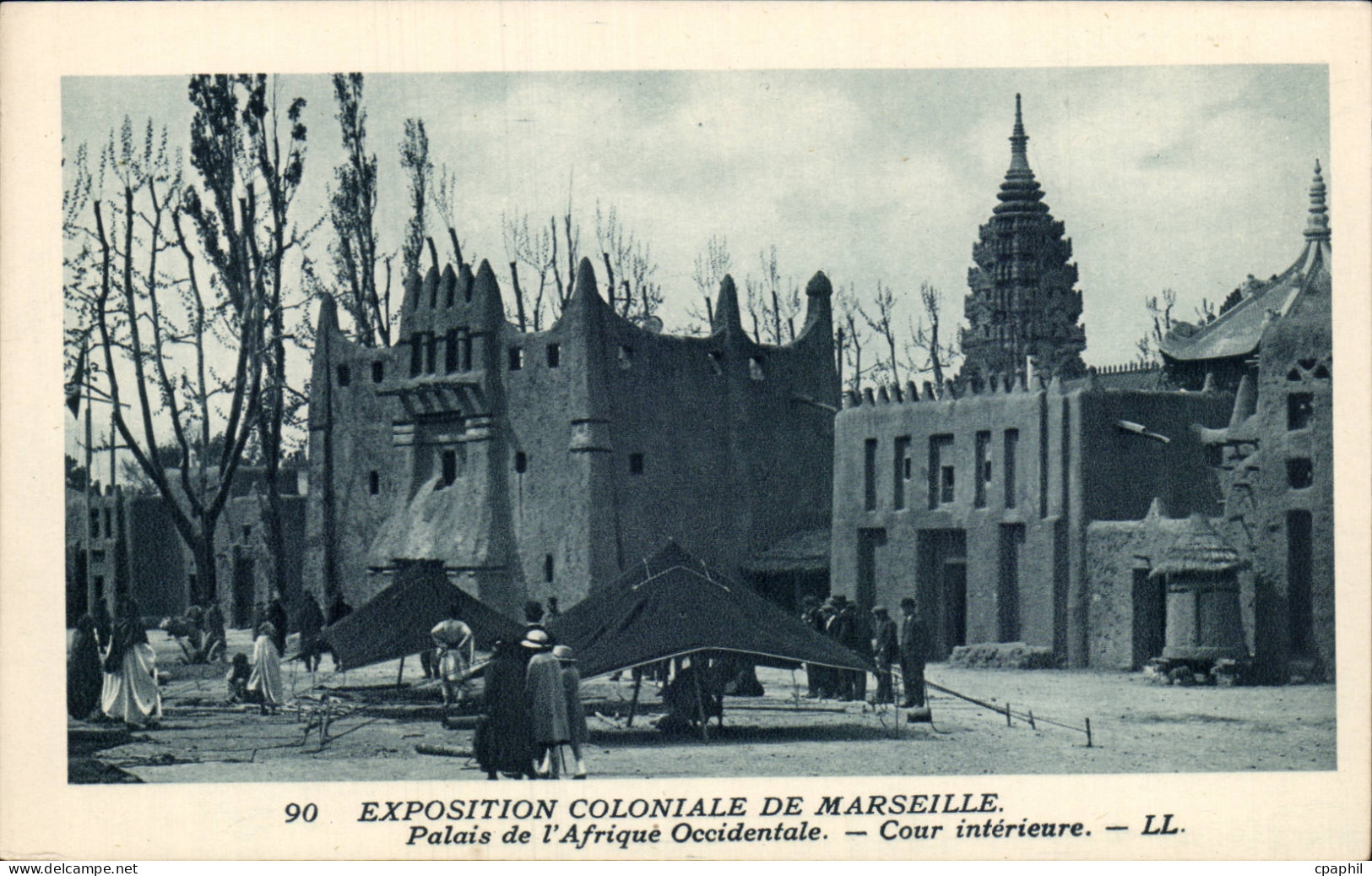 Marseille - Exposition Coloniale 1922 - L'Afrique Occidentale CPA