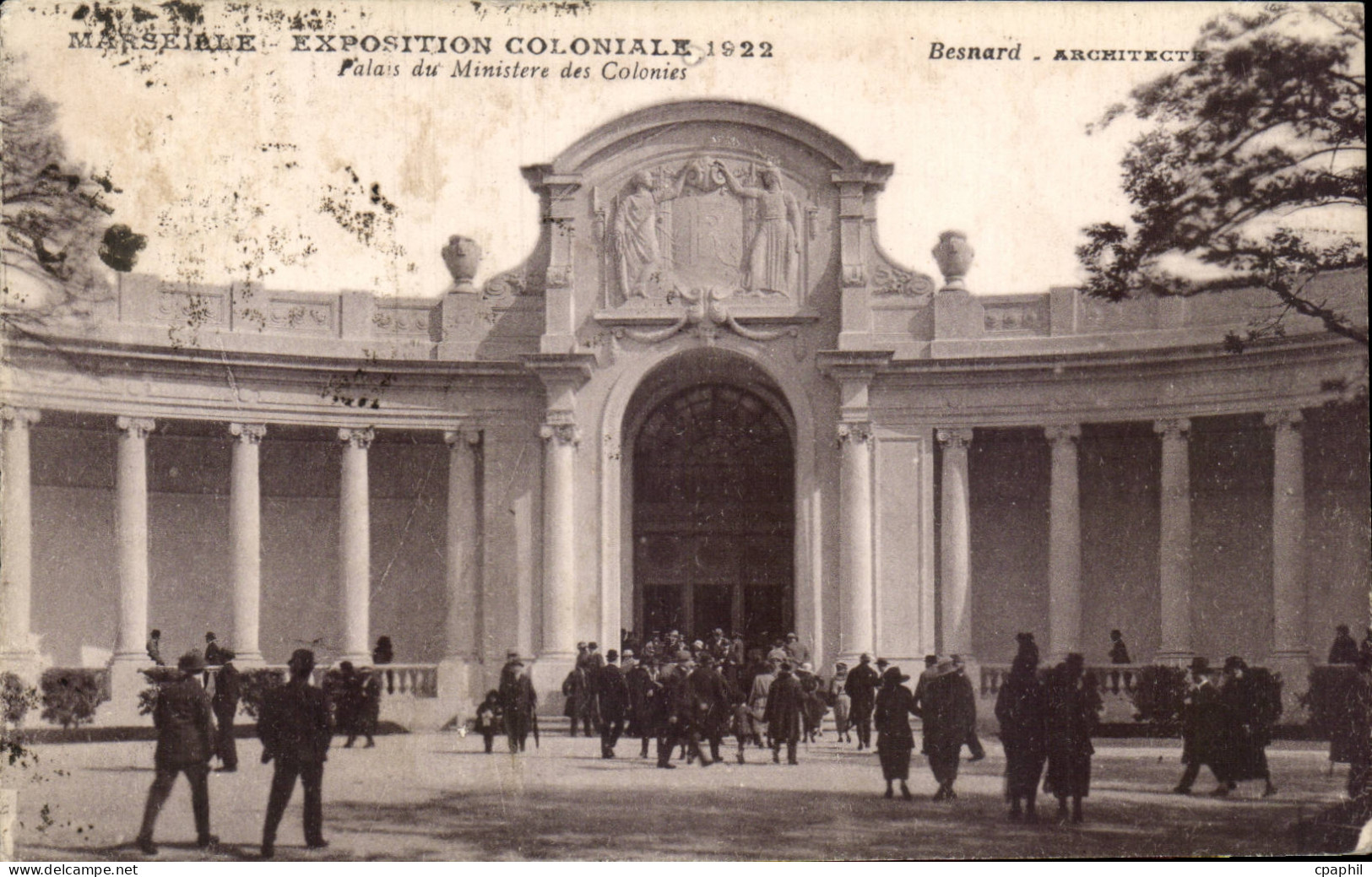 Marseille - Exposition Coloniale 1922 - Palais du Ministere des Colonies - CPA