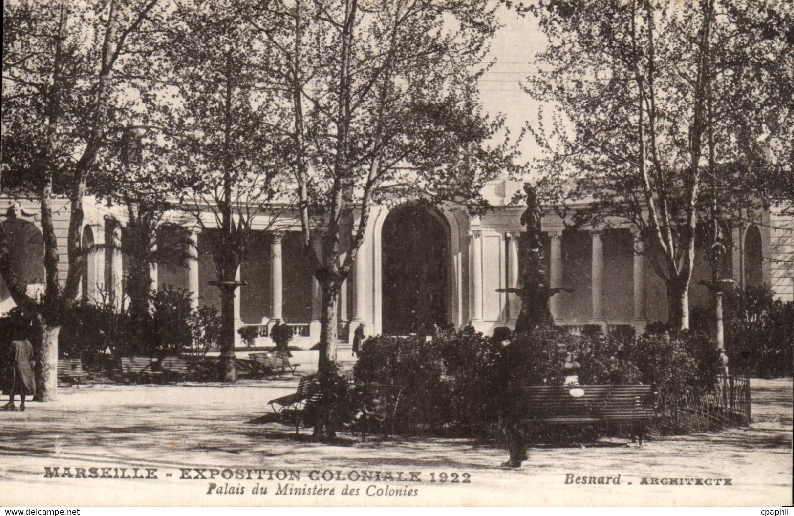 Marseille - Exposition Coloniale 1922 - Palais du Ministere des Colonies CPA