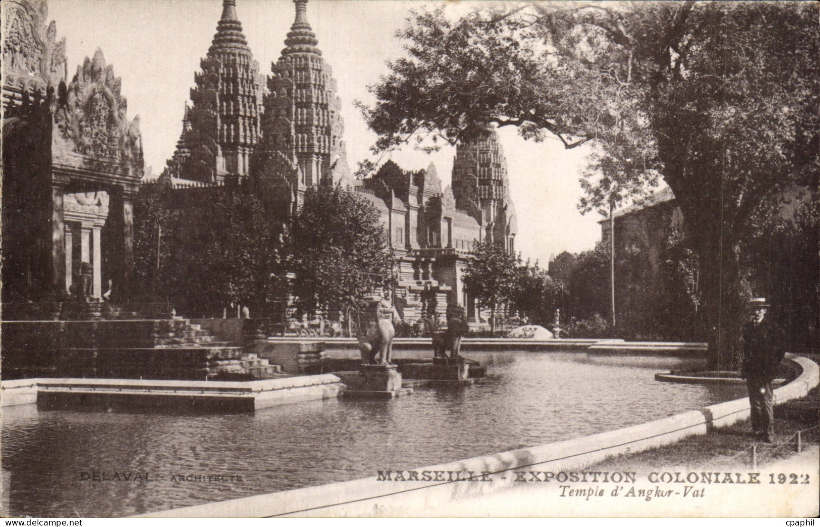 Marseille - Exposition Coloniale 1922 - Temple d'Angkor Vat - CPA