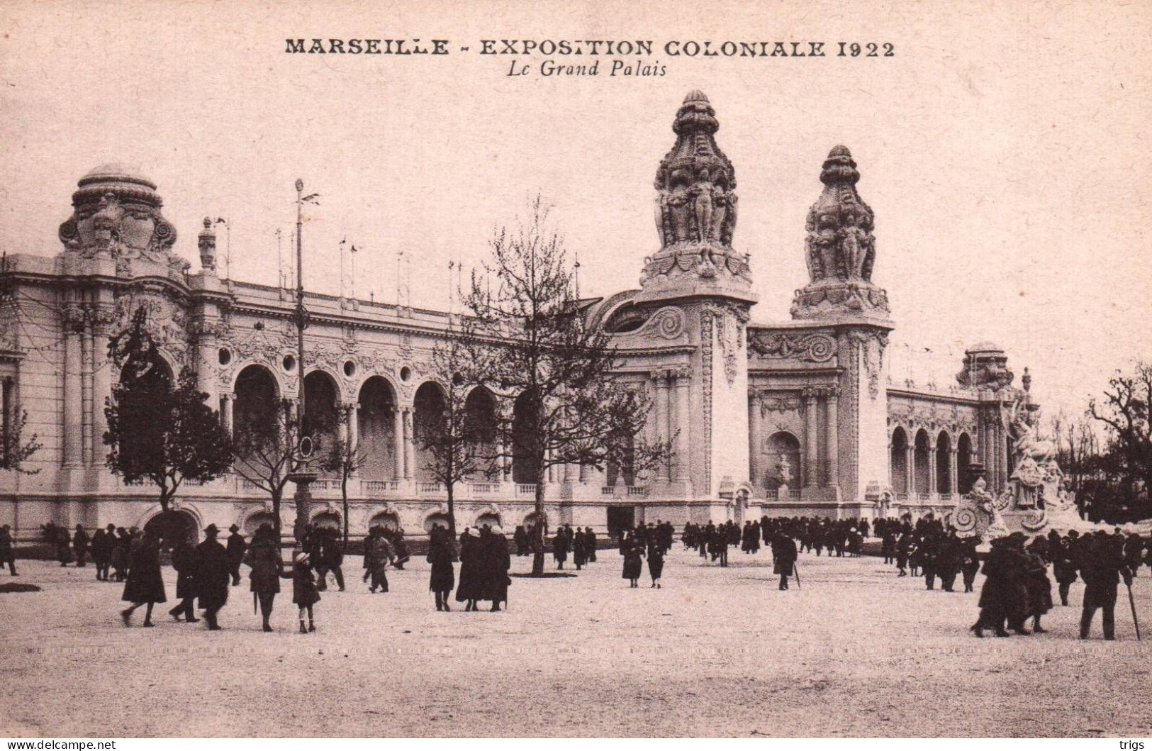 Marseille (Exposition Coloniale de 1922) - le Grand Palais