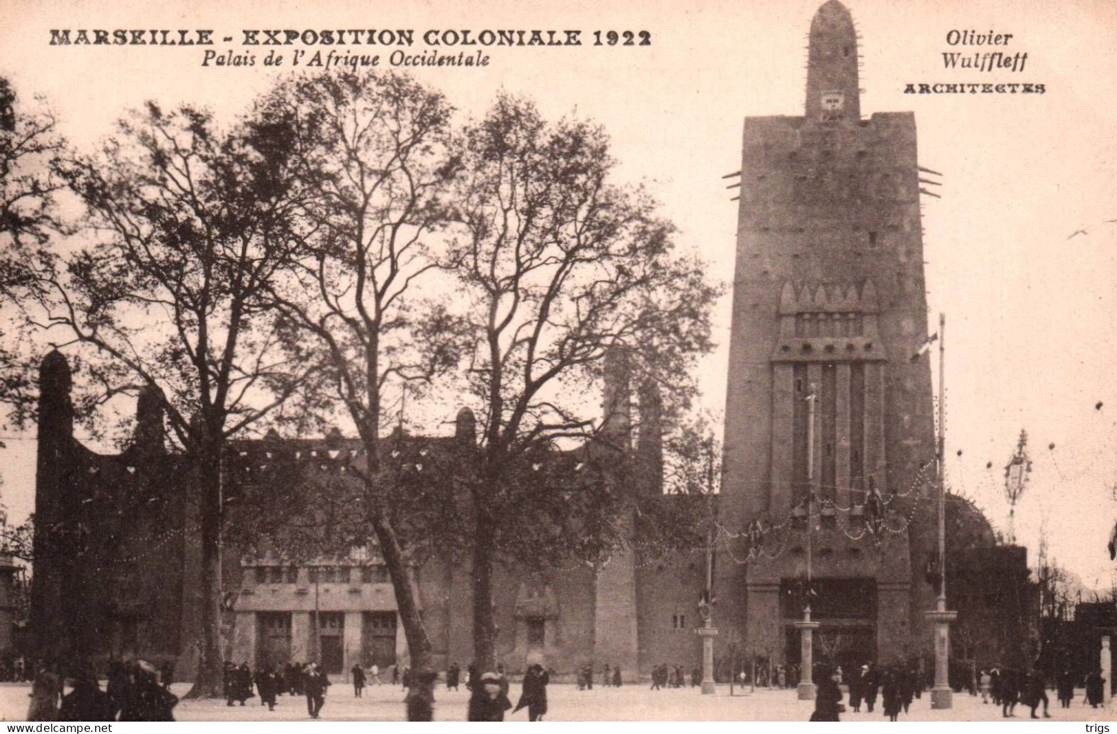 Marseille (Exposition Coloniale de 1922) - Palais de l'Afrique Occidentale