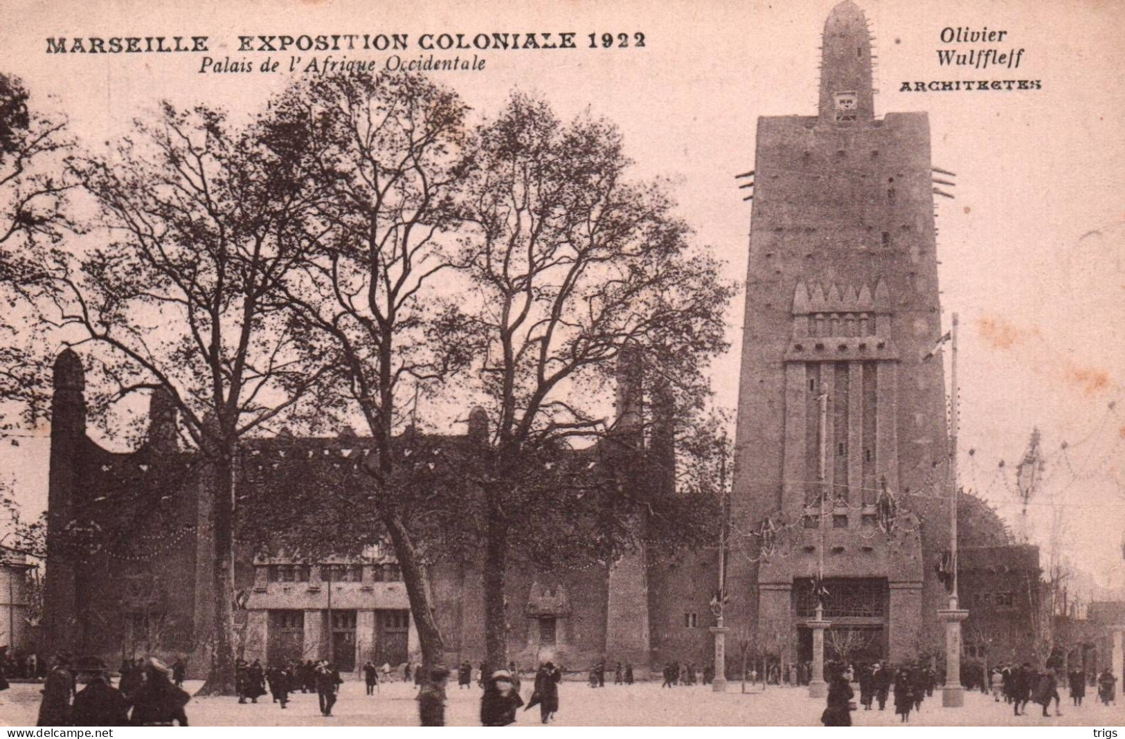 Marseille (Exposition Coloniale de 1922) - Palais de l'Afrique Occidentale