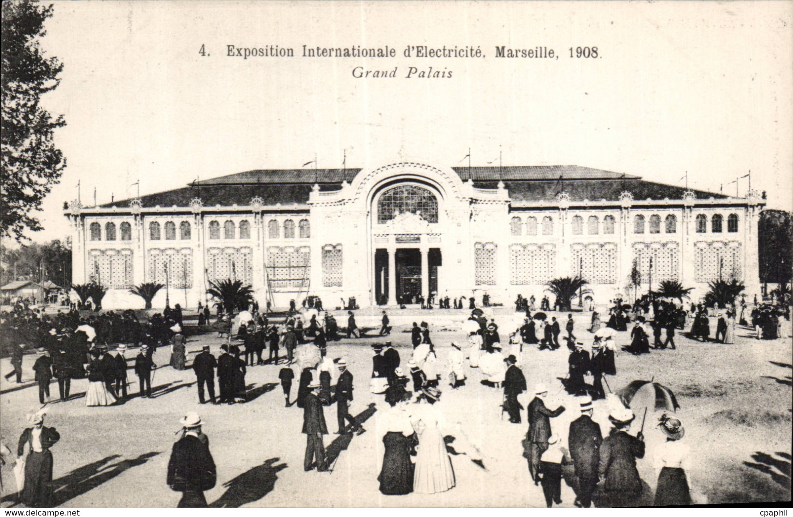 Marseille - Exposition Internationale d Electricite 1908 - Grand Palais - CPA