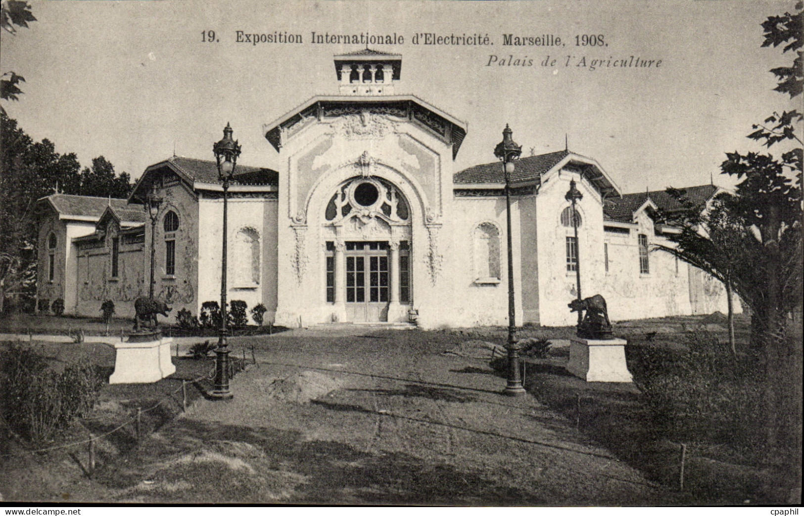 Marseille - Exposition Internationale d Electricite 1908 - Palais de l Agriculture - CPA