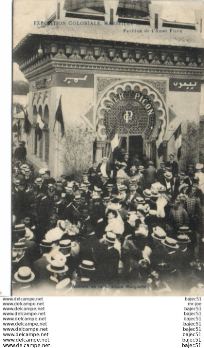 Marseille - Expositions Coloniales - Pavillon de l'Amer Picon