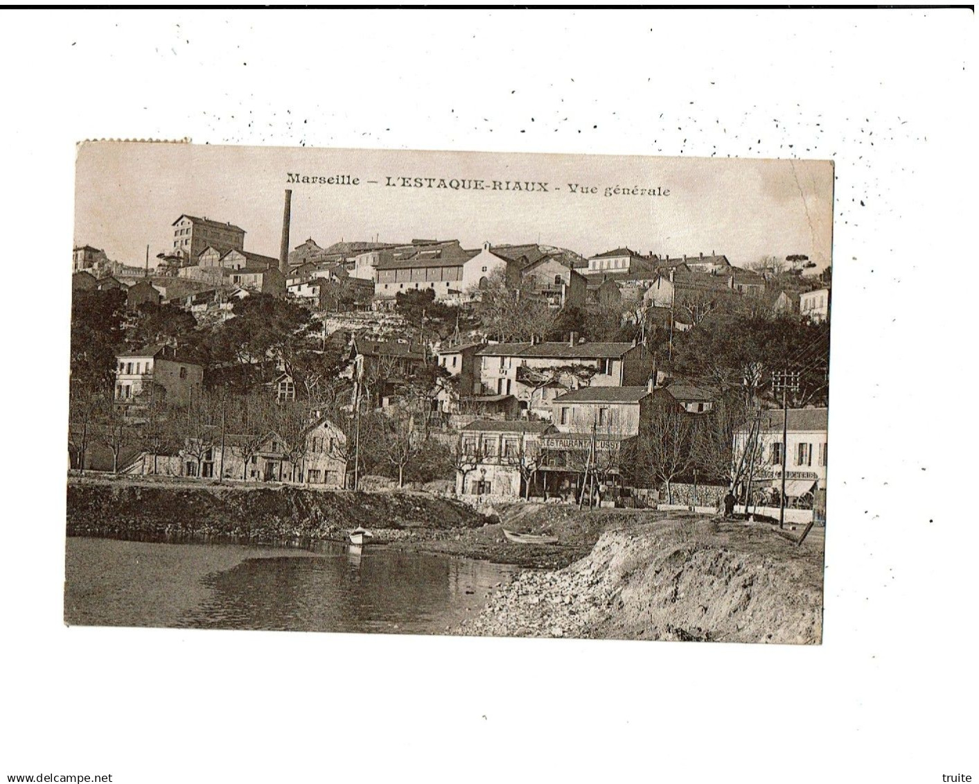 MARSEILLE L'ESTAQUE RIAUX VUE GENERALE