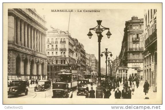 MARSEILLE .... LA CANEBIERE