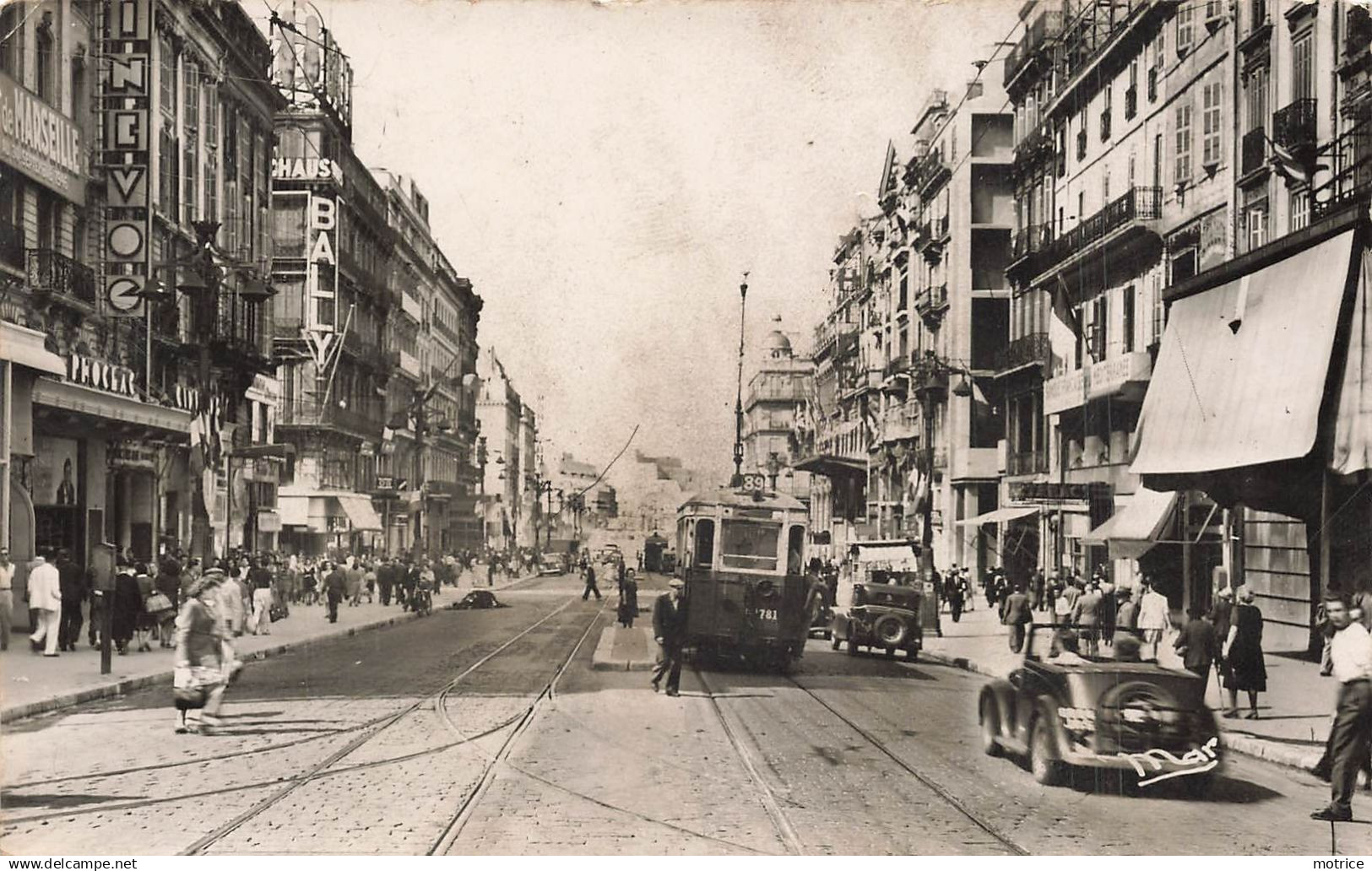 MARSEILLE - la canebière.