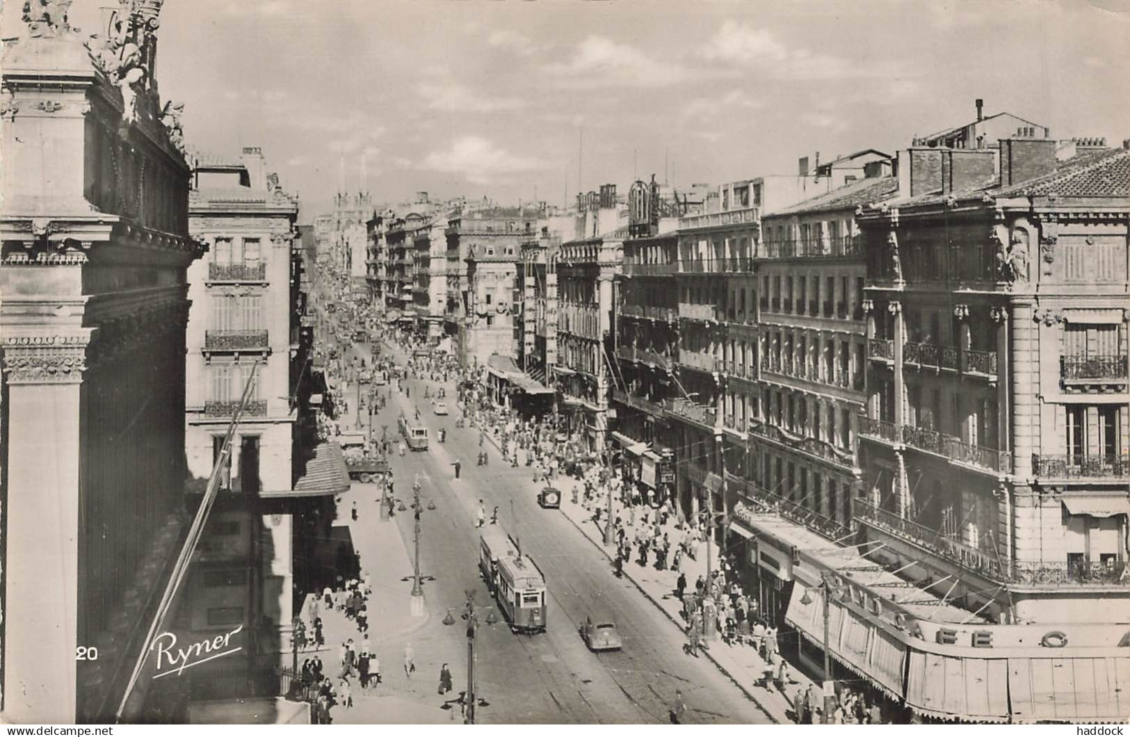 MARSEILLE : LA CANEBIERE