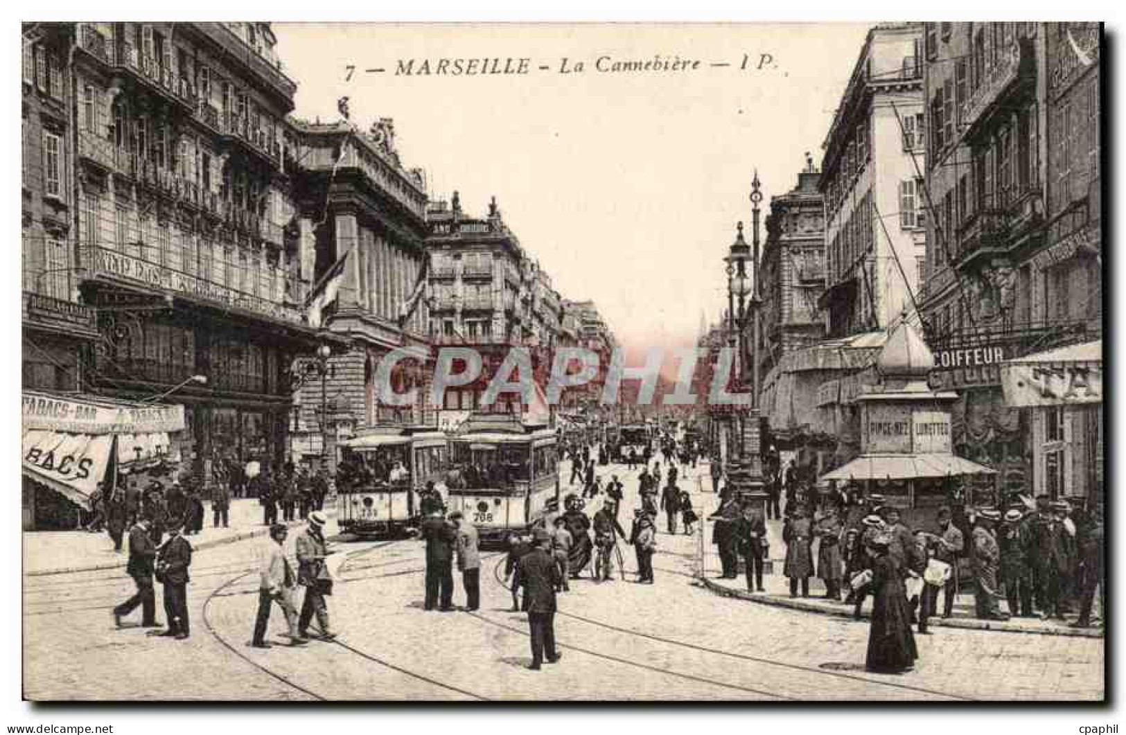 Marseille - La Cannebiere - CPA