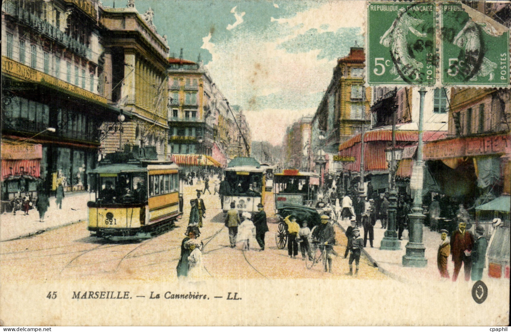 Marseille - La Cannebiere - CPA