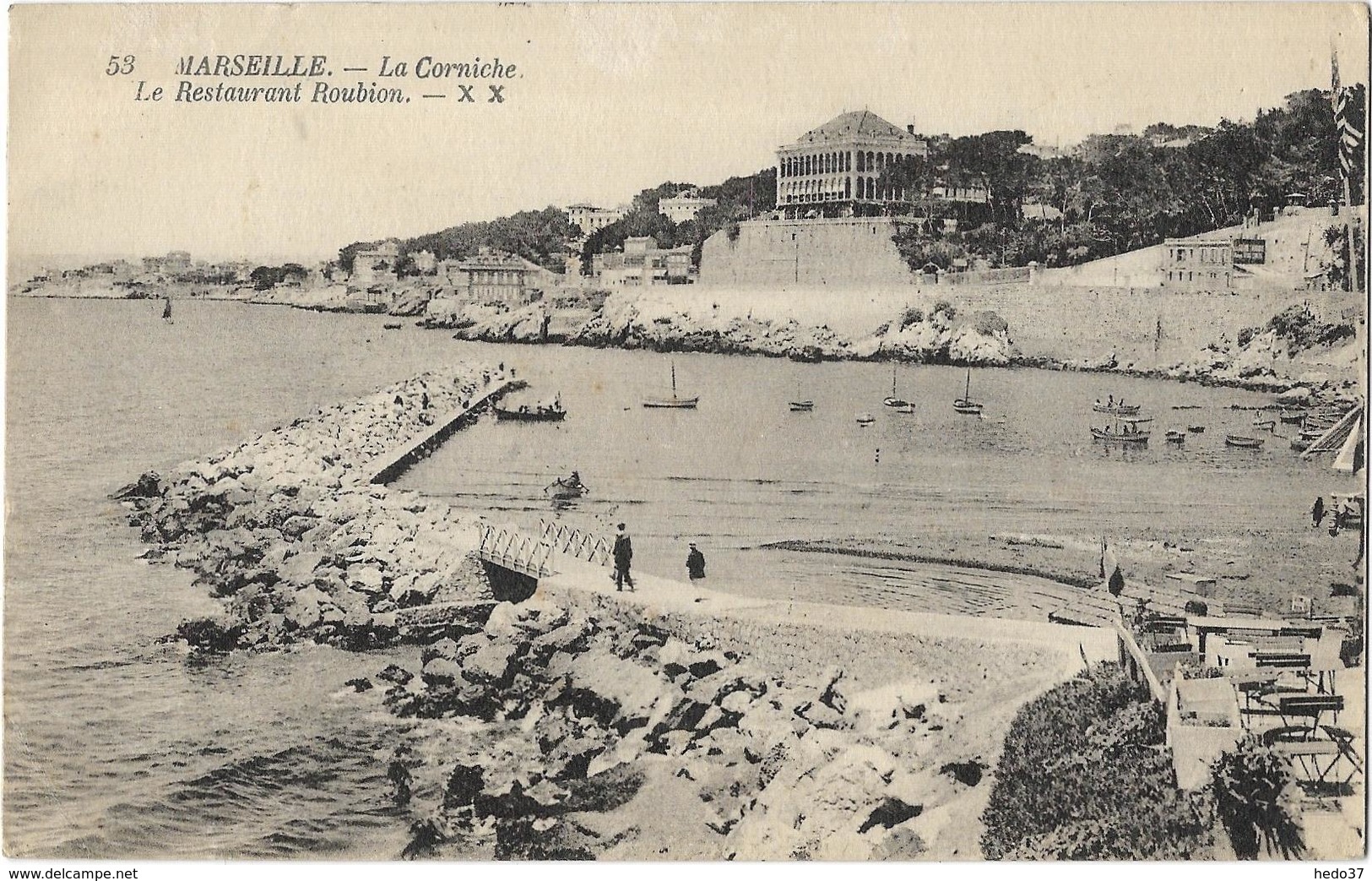 Marseille - La Corniche - Le Restaurant Roubion