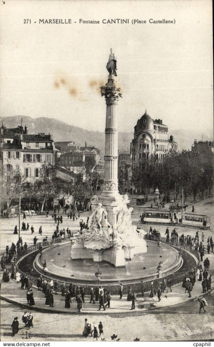 Marseille - La Fontaine Cantini - CPA