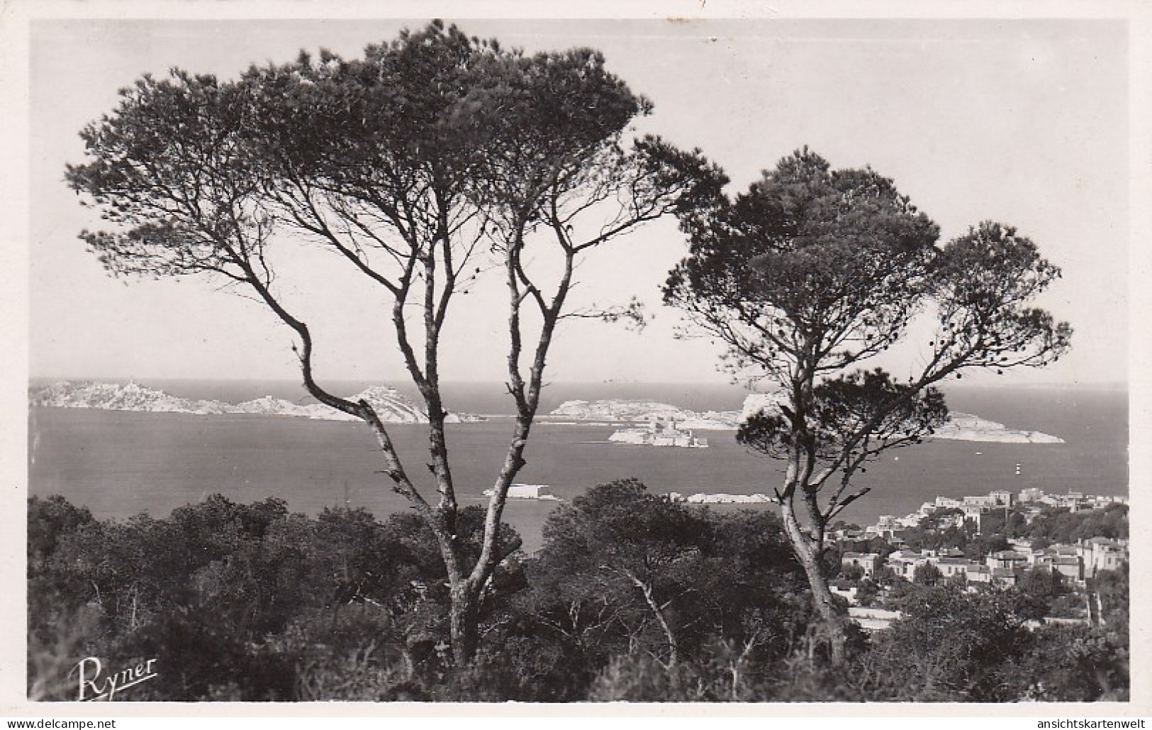Marseille Le Château d'If et les Iles du Frioul gl1954 #D3971