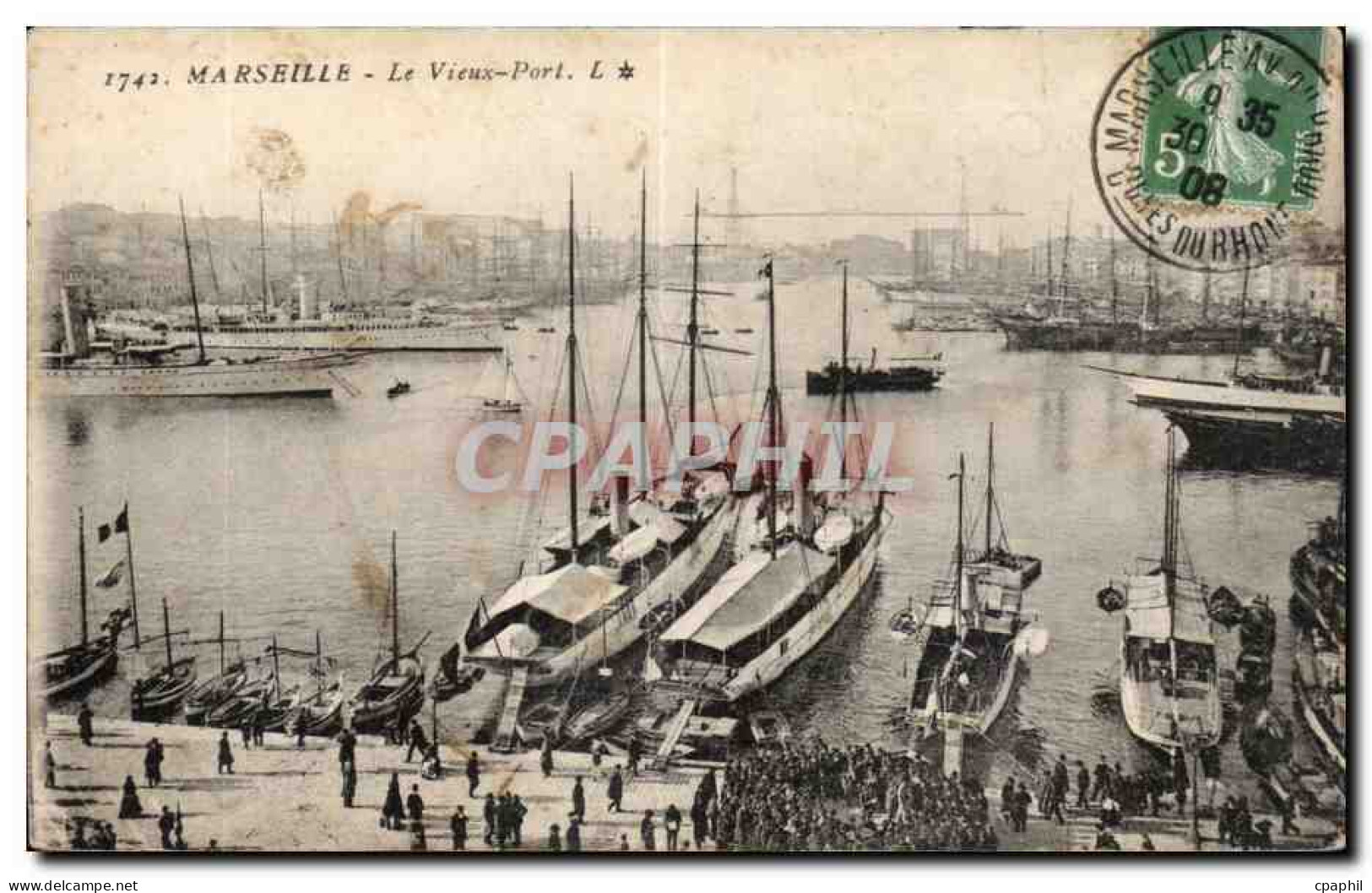 Marseille - Le Vieux Port - CPA