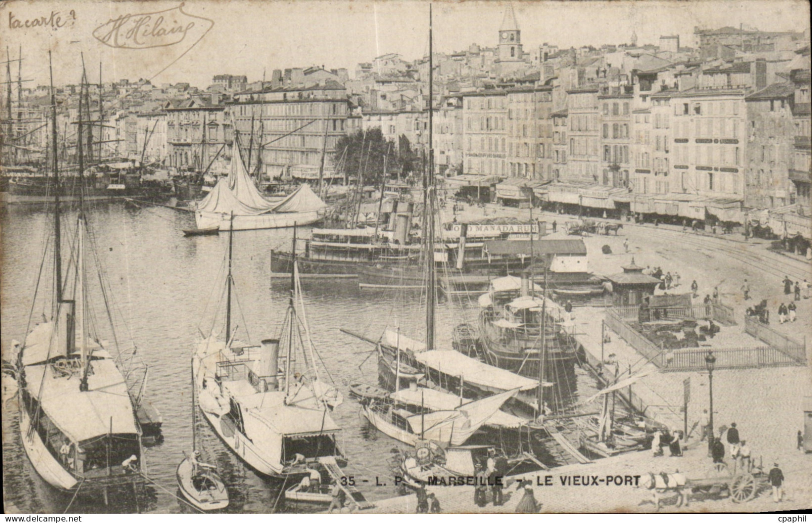 Marseille - Le Vieux Port - CPA