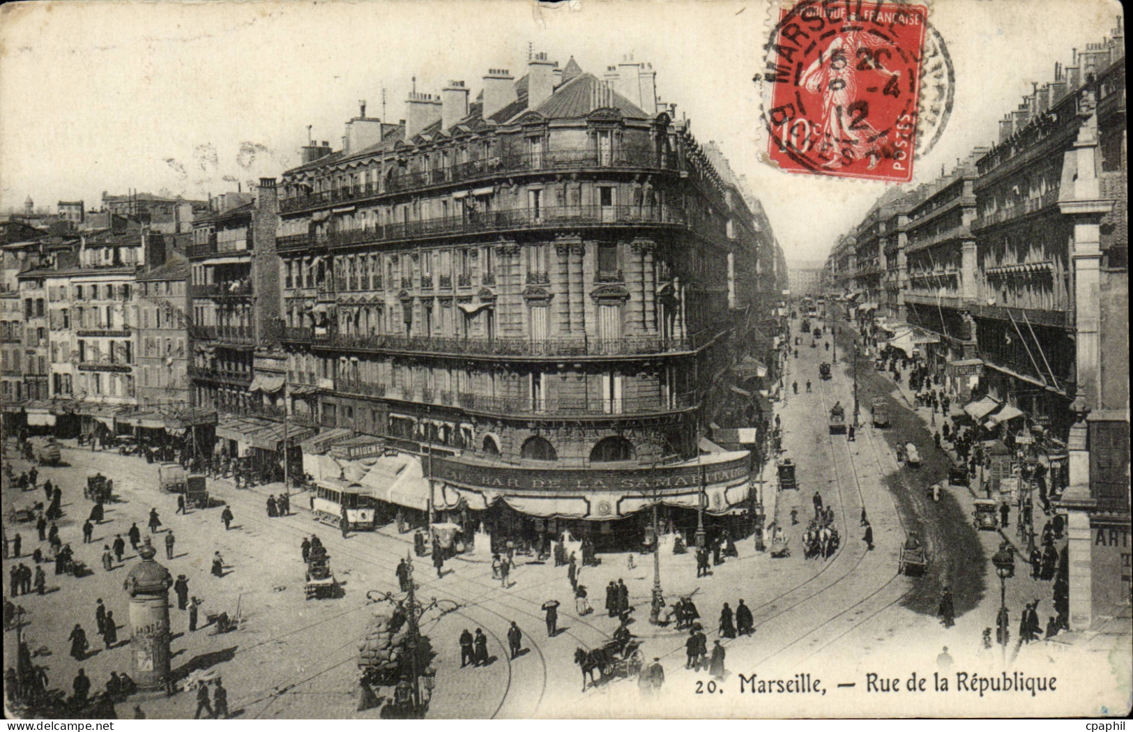 Marseille - Rue de la Republique - CPA