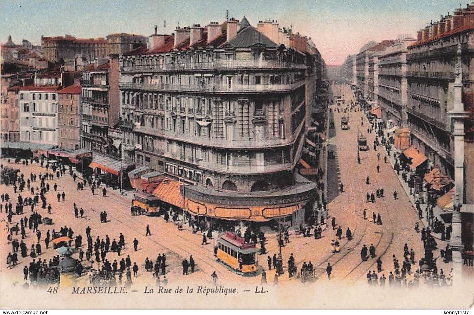 Marseille Rue de la Republique Kat. Marseille