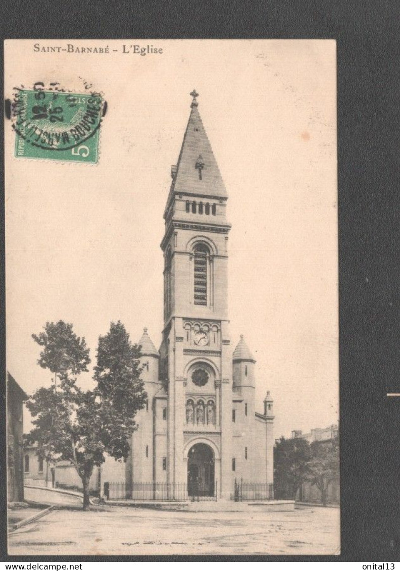 MARSEILLE SAINT BARNABE L'EGLISE     F2552