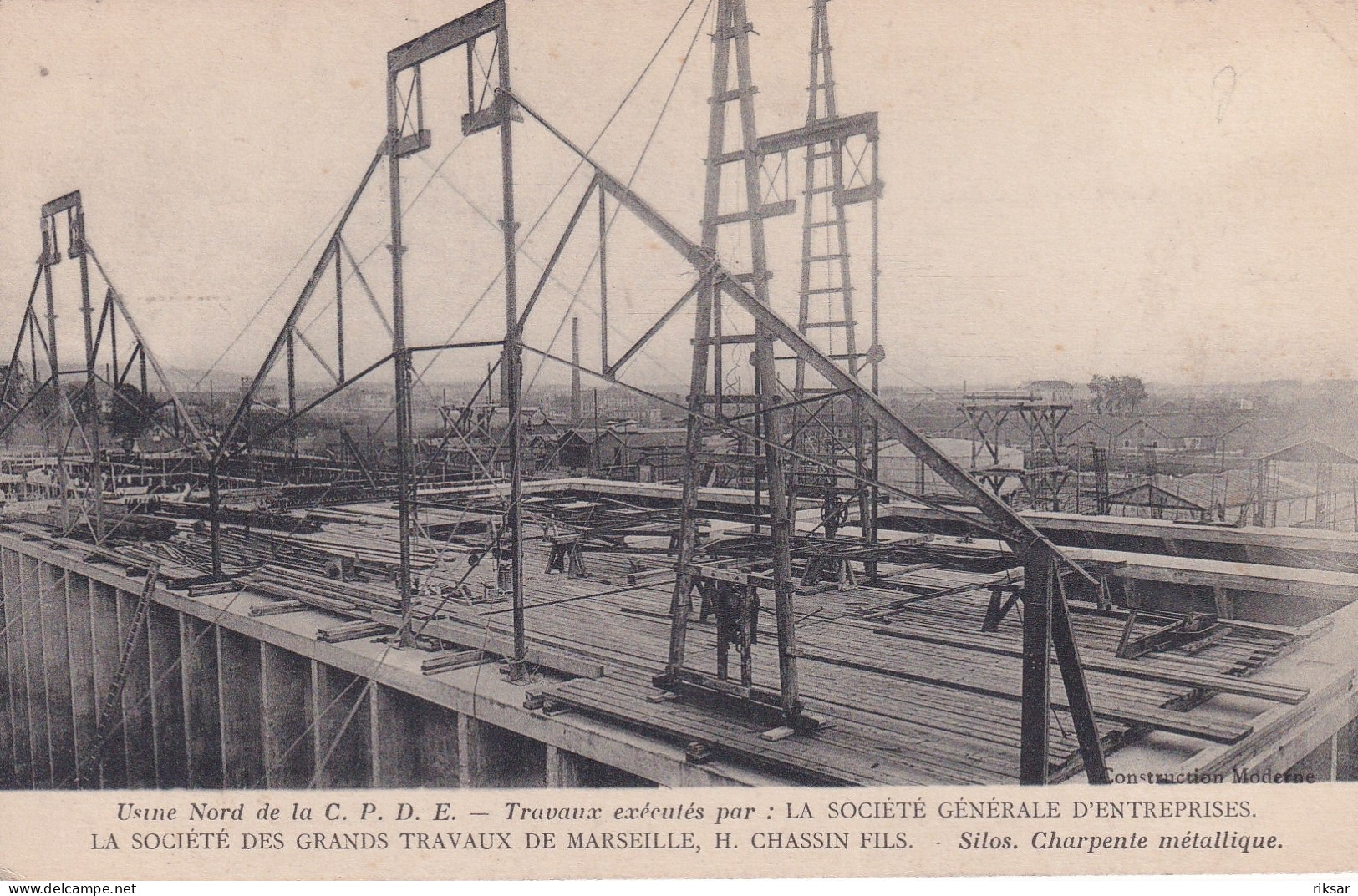MARSEILLE(SOCIETE DES GRANDS TRAVAUX) 13 em ARRONDISSEMENT