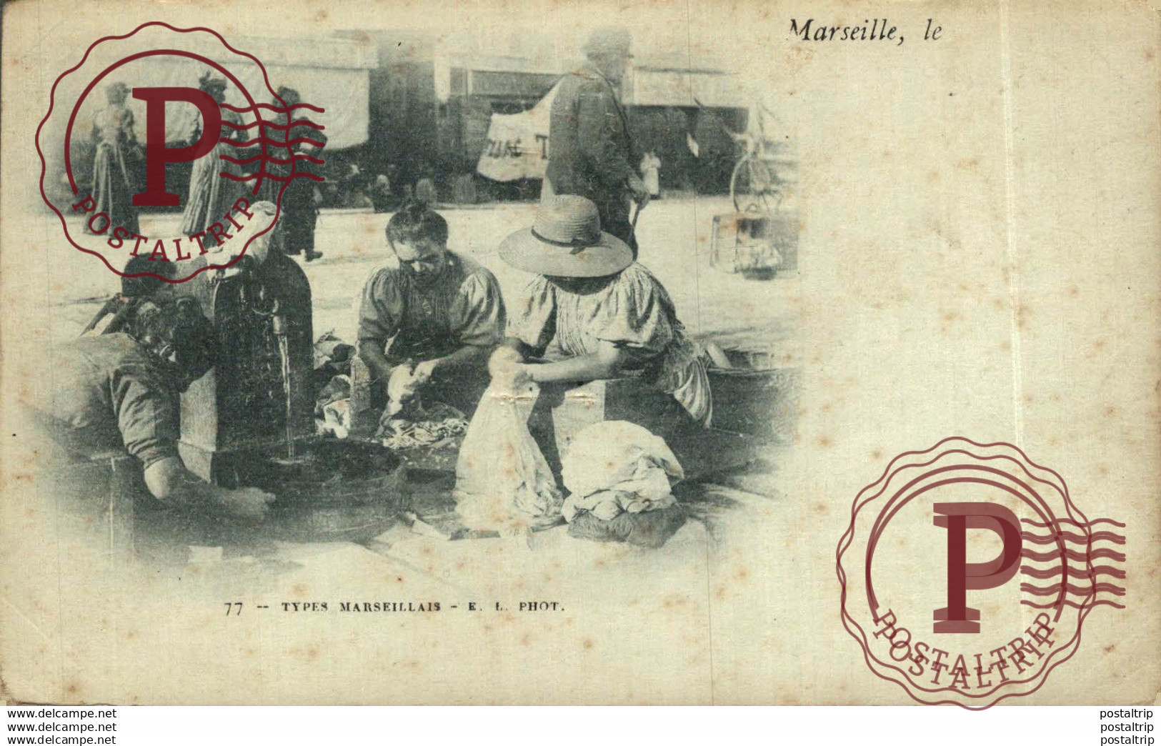 MARSEILLE - Types Marseillais (Lavandières)  France Frankreich Francia