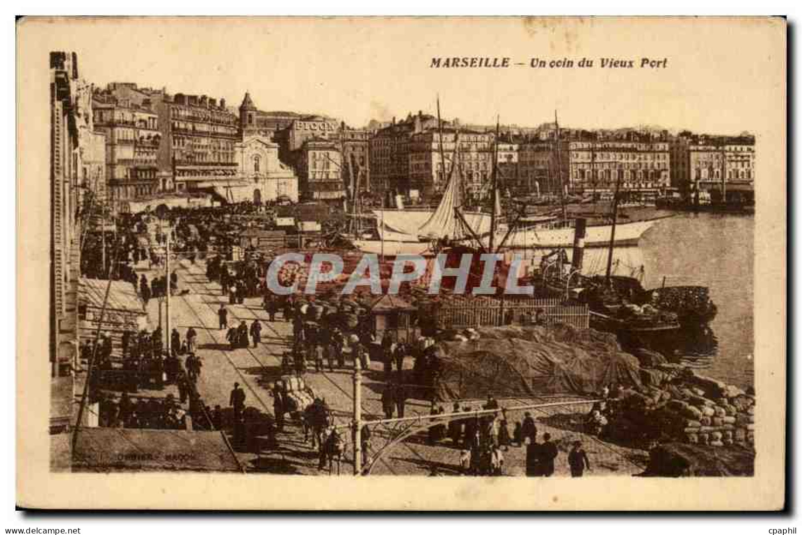 Marseille - Un Coin du Vieux Port - CPA
