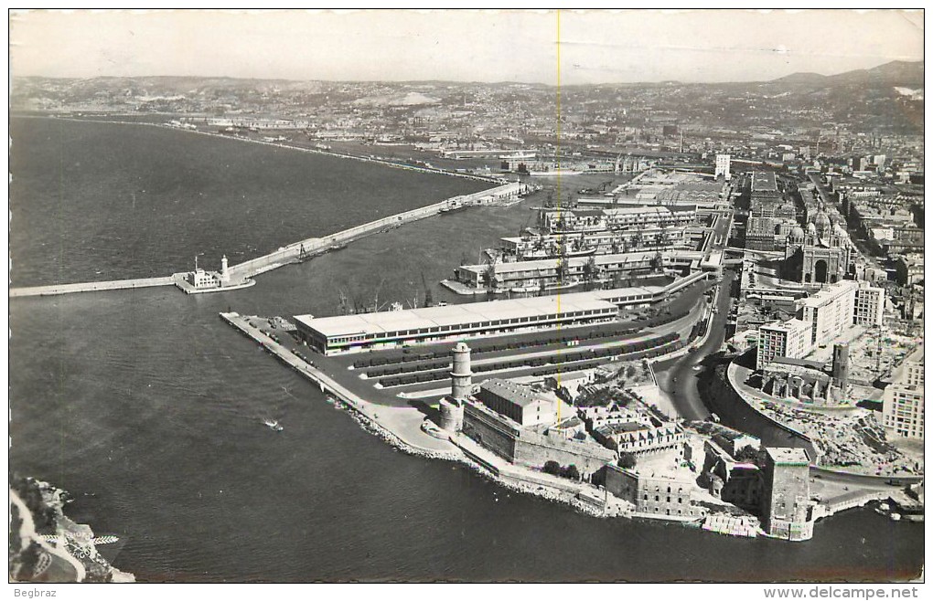 MARSEILLE       VUE AERIENNE   LA JOLIETTE