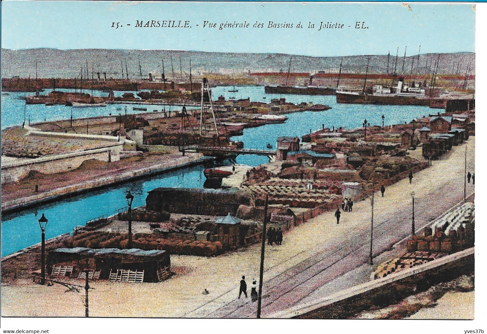 MARSEILLE - Vue Générale des Bassins de la Joliette