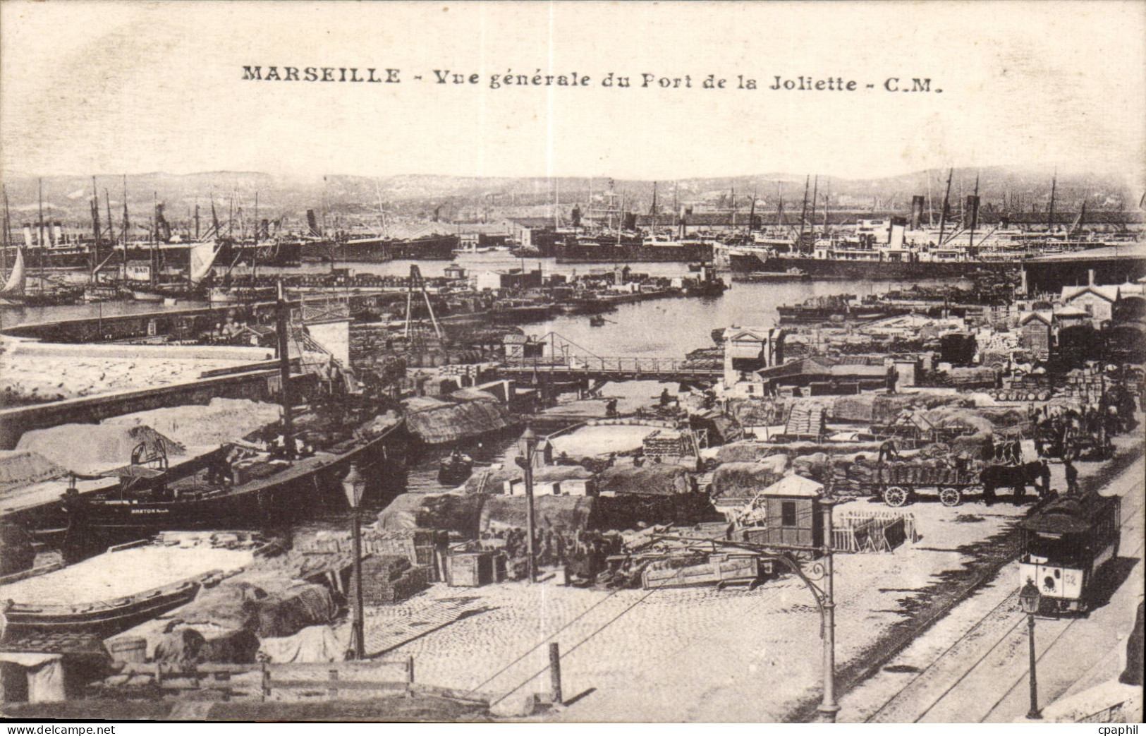 Marseille - Vue Generale du Port de la Joliette - CPA