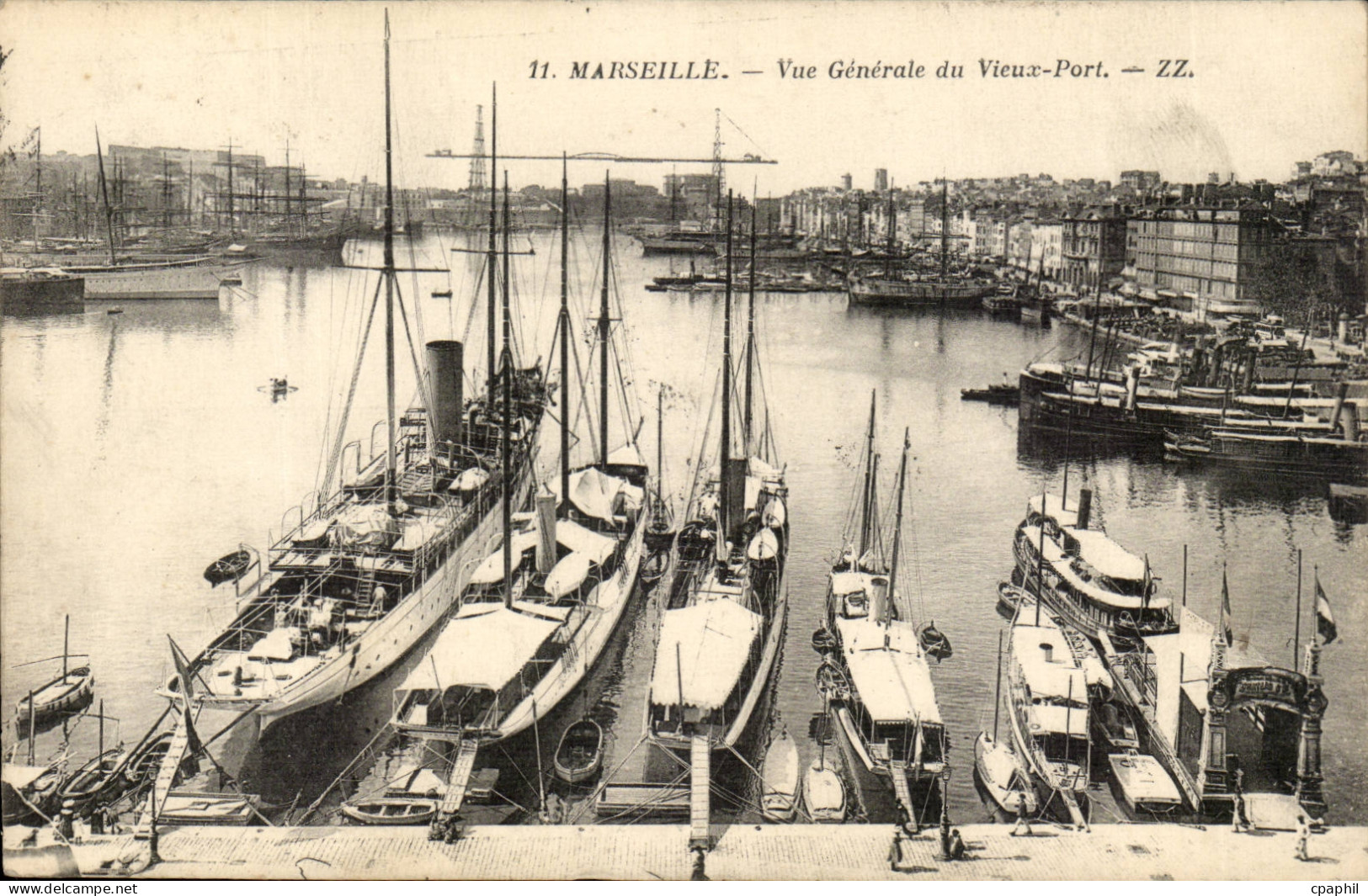 Marseille - Vue Generale du Vieux Port - CPA