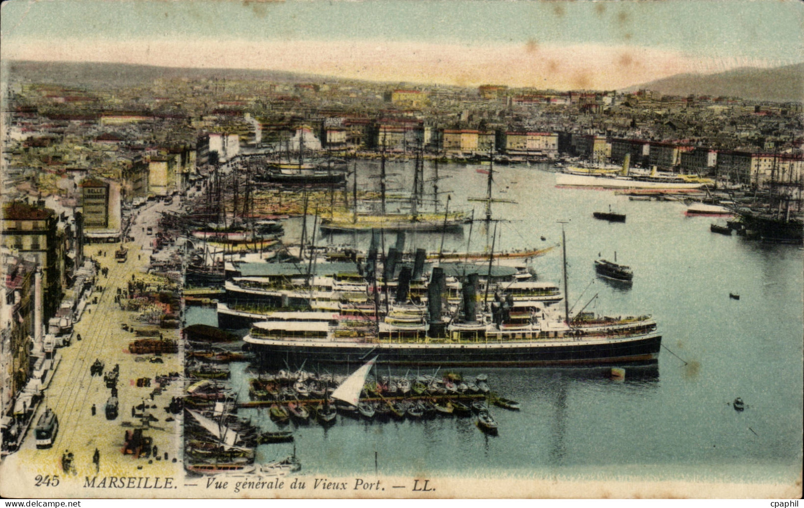 Marseille - Vue Generale du Vieux Port - CPA