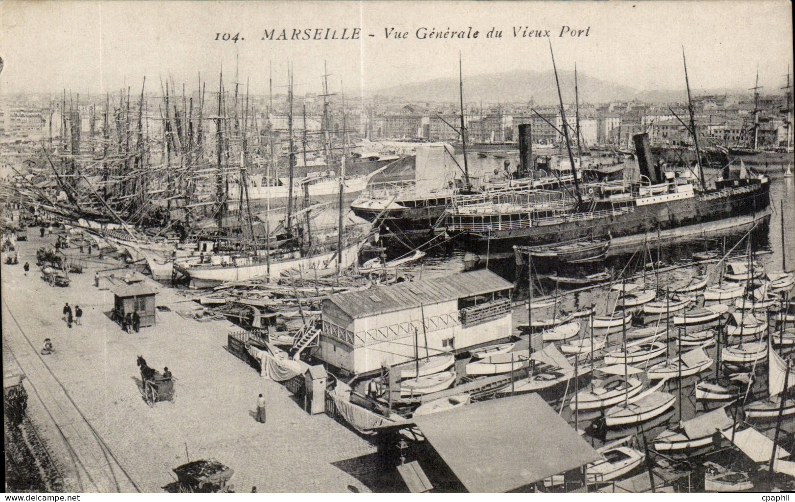 Marseille - Vue Generale du Vieux Port - CPA