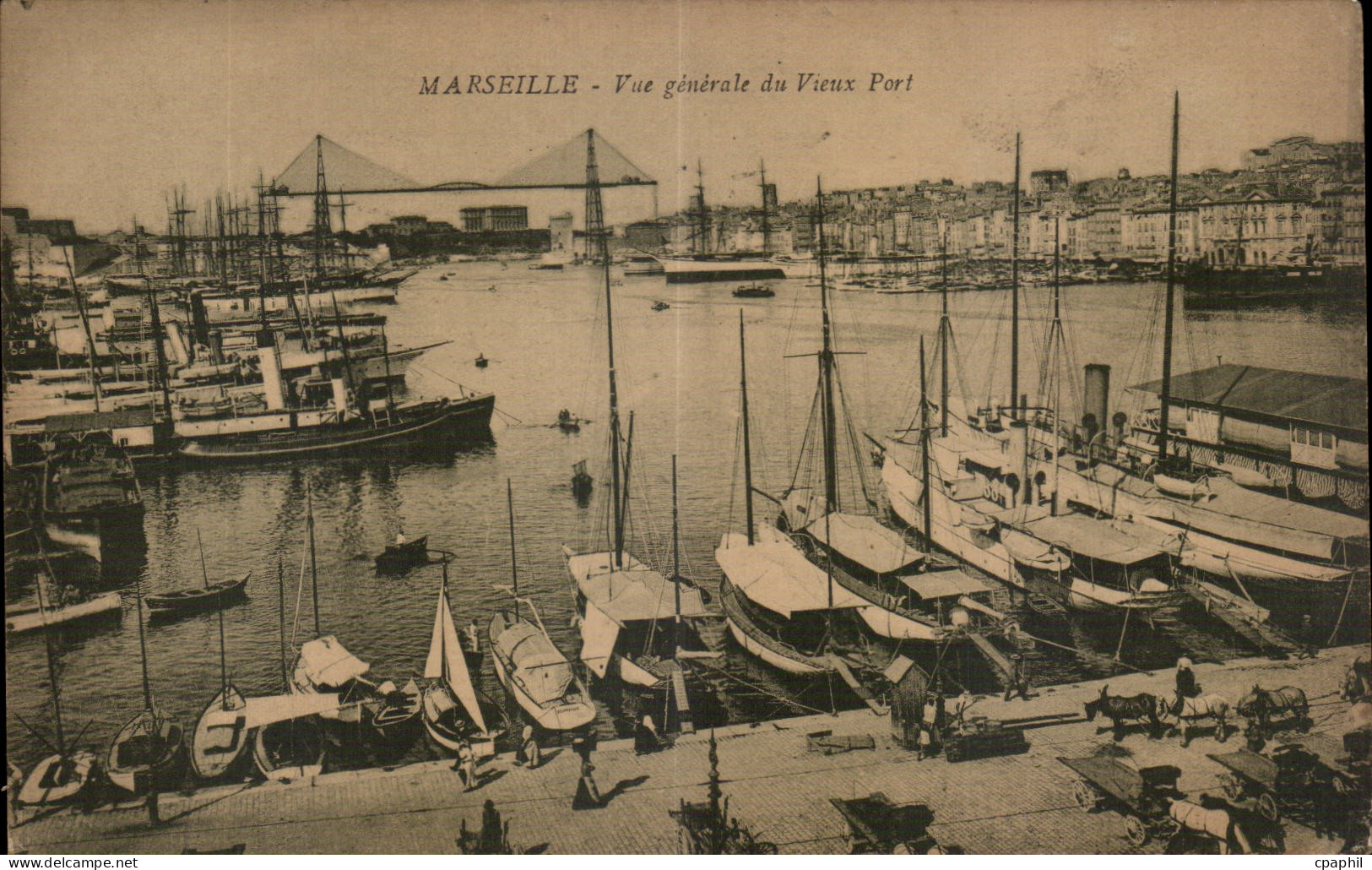 Marseille - Vue Generale du Vieux Port - CPA
