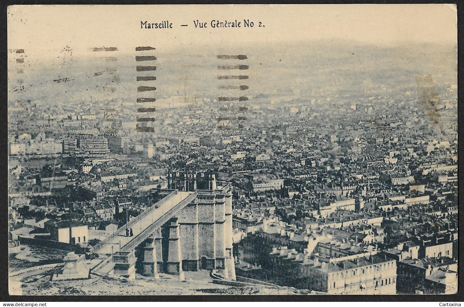 Marseille Vue Generale postcard used